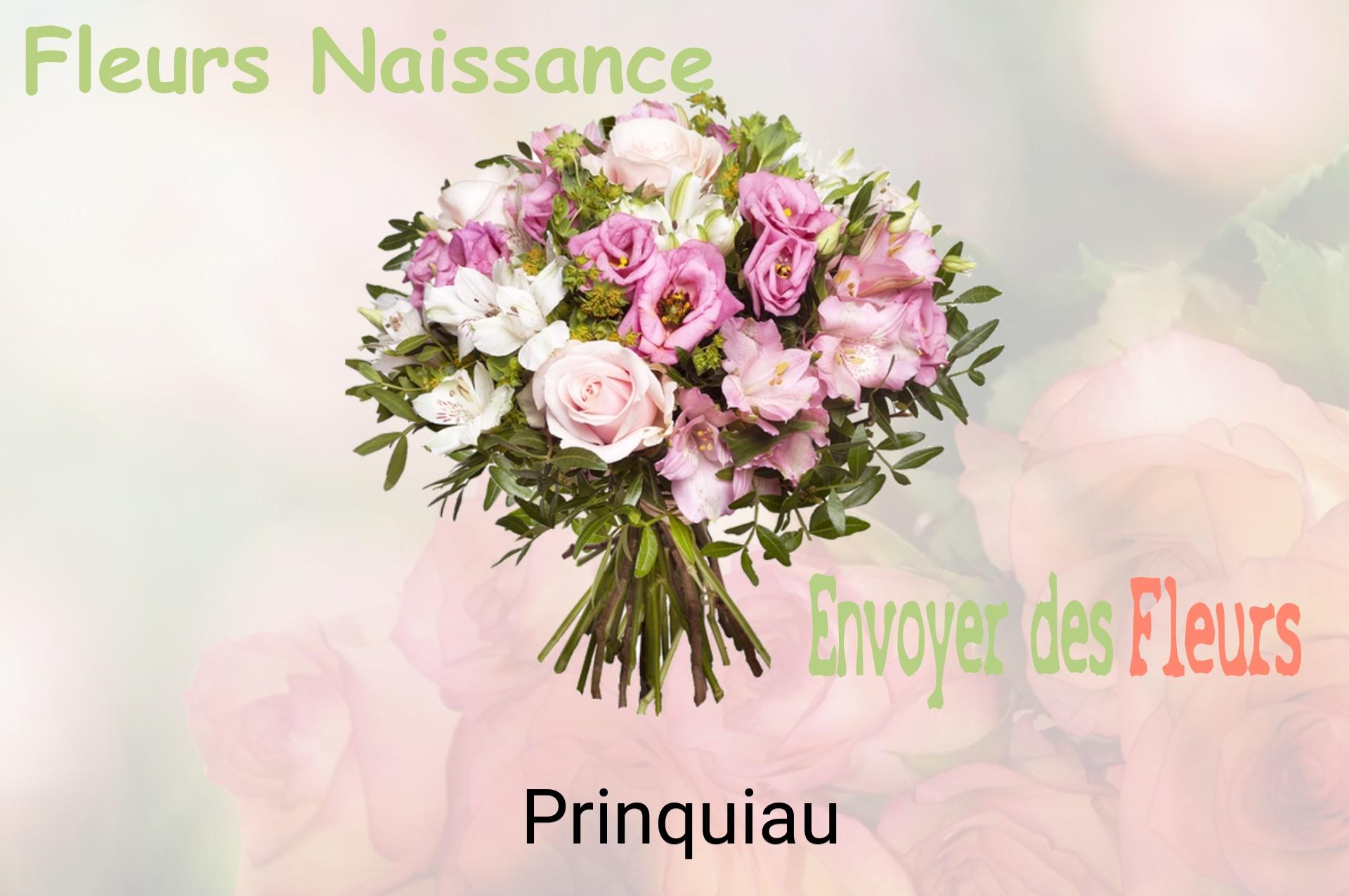 Bouquet de fleurs de naissance livré à Prinquiau